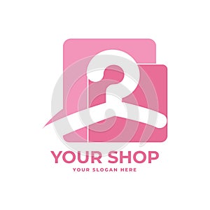 Illustration of botique logo design