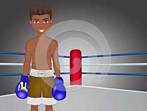 Illustration of boxeur