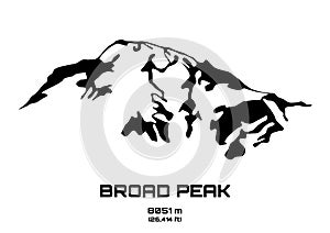 Illustration of Broad Peak