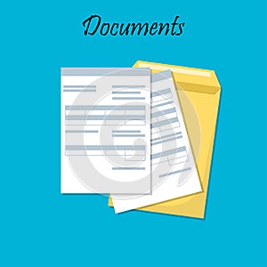 Illustration for business documents,