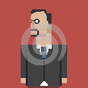 Illustration of businessman isolated graphic