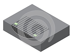 Illustration of cable modem
