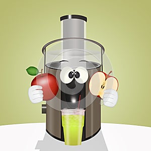 Centrifuged apple fruit