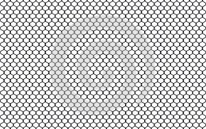 Illustration of chain link fence isolated on white background. Vector prison barrier, secured property graphic element