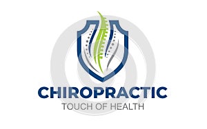 Illustration of chiropractic Logo Design