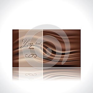 Chocolate card template