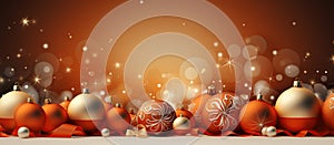 Illustration of Christmas background, AI Generated