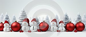 Illustration of Christmas background, AI Generated