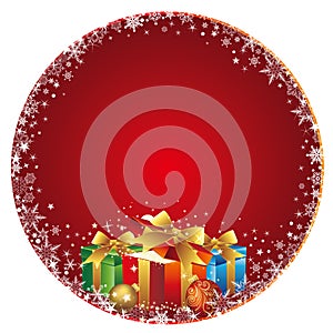 illustration of christmas gift