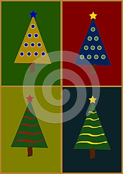 Illustration of Christmas Tree