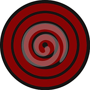 Illustration of a circle graph, good for background, striker, kaos sablon, symbol,. etc photo
