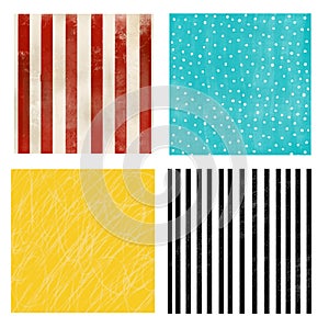 Illustrations with circus performers