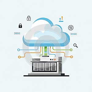 Background emphasizing the theme of digital connectivity and