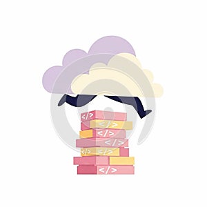 Cloud computing, code storage, software development