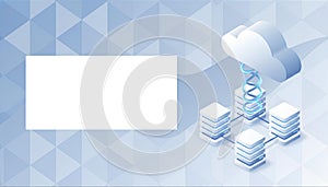 Isometric Cloud Computing Network With Copy Space Layout