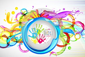 Colorful Splash in Holi Wallpaper