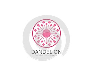 Illustration of concept dandelion. Vector