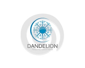 Illustration of concept dandelion. Vector