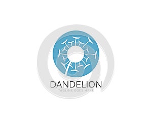 Illustration of concept dandelion. Vector