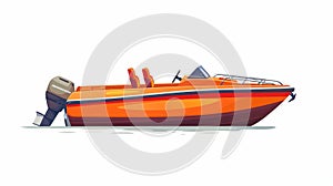 The illustration consists of a small motor boat, a plastic lifeboat, and a sea and river vessel with seats and an engine