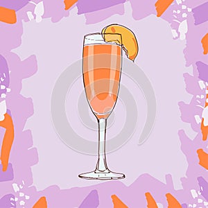 Illustration of Contemporary Classics Bellini cocktail