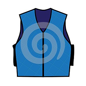 Illustration of a Cooling Vest