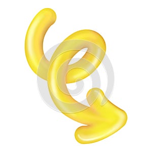 Logo of yellow spiral arrow