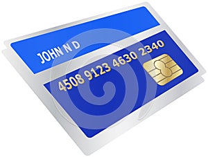 Illustration of credit card