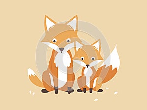 Illustration of Cunning Fox in Woodland Charm