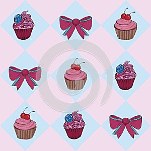 Illustration - cup cake