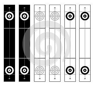 Illustration of curling stadium top view