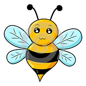 Illustration Cute bee cartoon