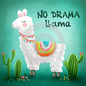 Cute llama