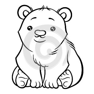 Illustration of cute Polar Bear