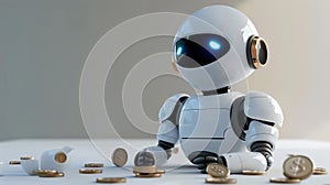 illustration 3D Model AIpowered virtual assistants for smart home automation and control photo
