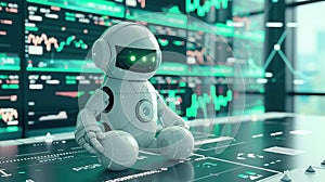 illustration 3D Model AIpowered virtual assistants for smart home automation and control photo