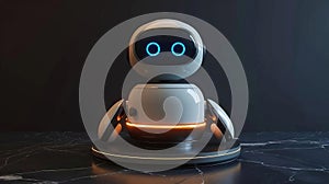 illustration 3D Model AIpowered virtual assistants for smart home automation and control photo