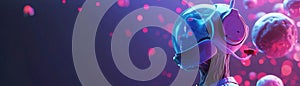 illustration 3D Model AIpowered virtual assistants for smart home automation and control photo