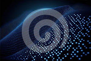 Dark blue with dots pattern, abstract, backgrounds