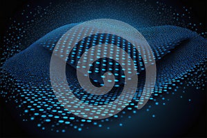 Dark blue with dots pattern, abstract, backgrounds