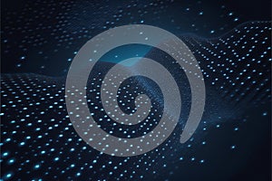 Dark blue with dots pattern, abstract, backgrounds