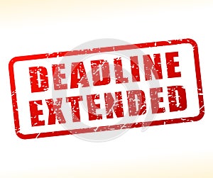 Deadline extended text buffered photo