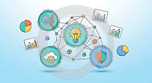 Data Analytics, Security, Cloud Computing, and Idea Network