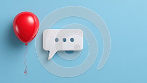 A speech bubble and an envelope, both with a check mark