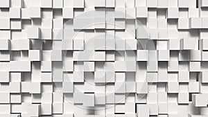 abstract background extrusion of monochrome 3d cubes photo