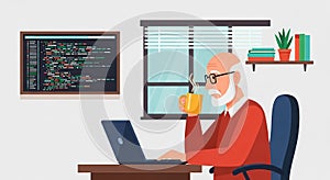 Senior Programmer Working from Home