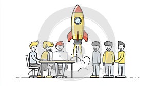 Teamwork Rocket Launch