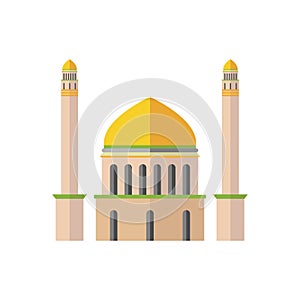 Illustration design of mosque