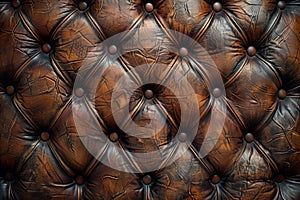 Digital image of brown background, brown leather texture for photo studio