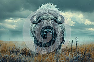 Digital image of oryx enrage from wilde's afar, high quality, high resolution photo